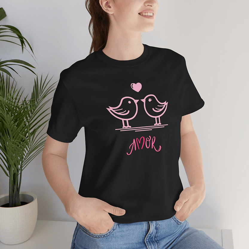 ZenZo Designs | Printed T-Shirts | Love Tees | Pink Amor Shirt