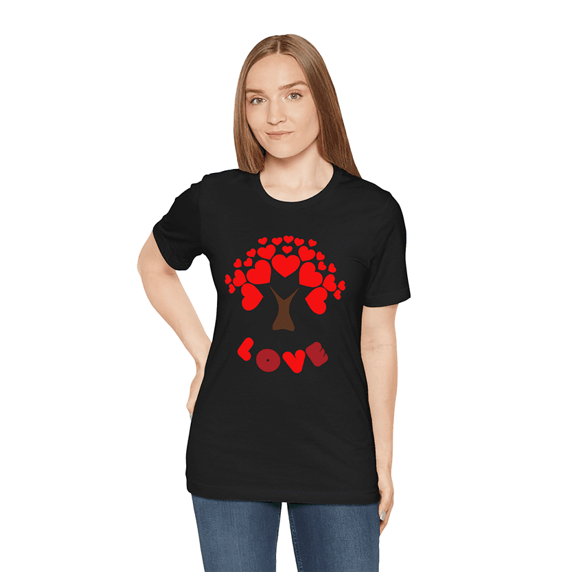 ZenZo Designs | Printed T-Shirts | Love Tees | Heart Love Tree Shirt