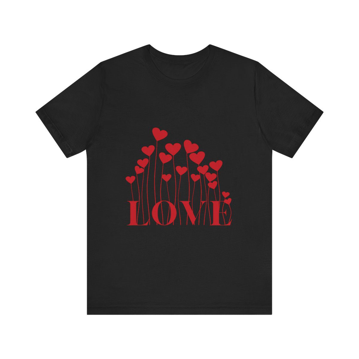 ZenZo Designs | Printed T-Shirts | Love Tees | Heart Flowers Shirt