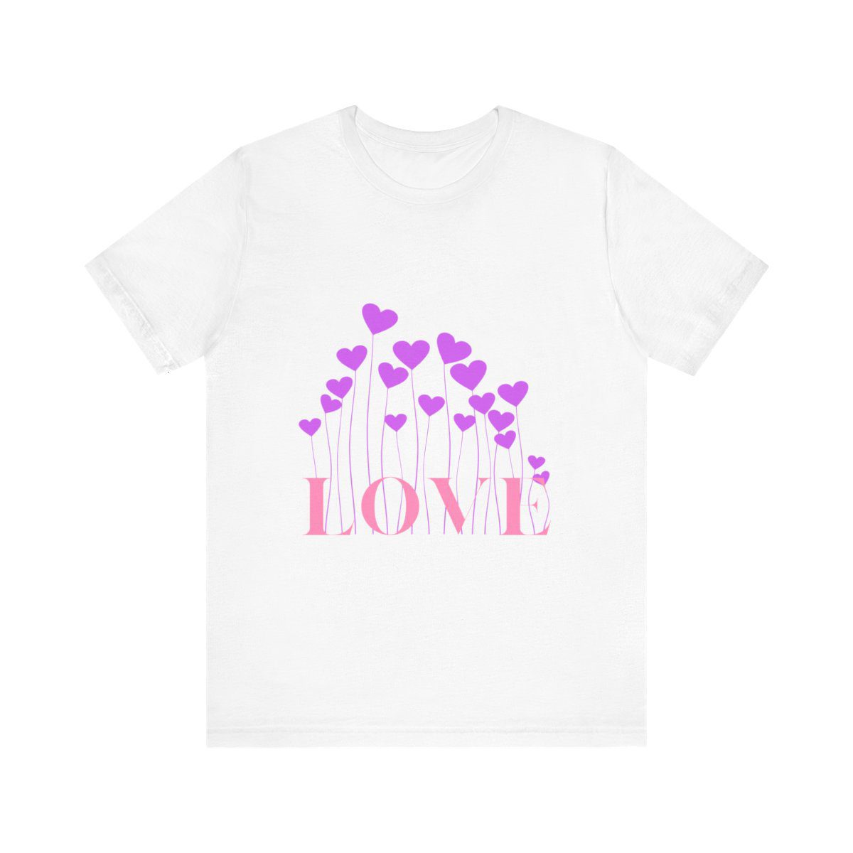 ZenZo Designs | Printed T-Shirts | Love Tees |  Hearts Strings Shirt